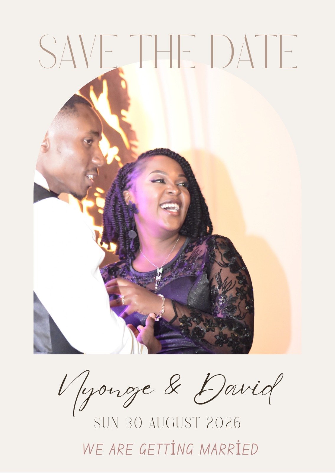 DAVID AND NYONGE WEDDING